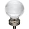 Jeffrey Alexander 1-3/8" Diameter Brushed Pewter Sphere Glass Harlow Cabinet Knob G130L-BNBDL - alternate 1